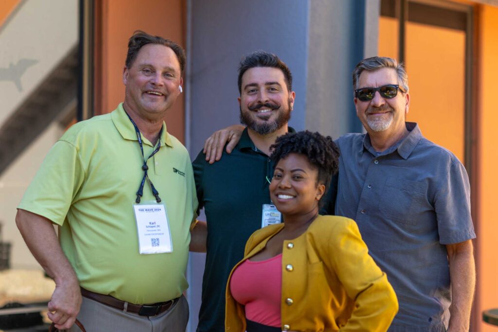 Alumni reunion at The WAVE Chiropractic Conference