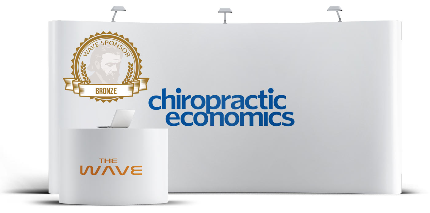Chiropractic Economics - Bronze sponsor and exhibitor at the WAVE chiropractic conference