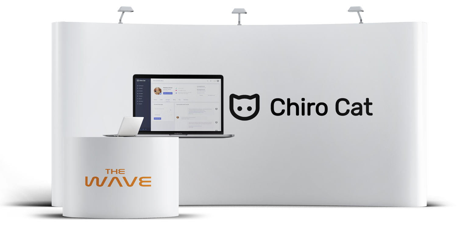 Chiro Cat - exhibitor at the WAVE Chiropractic Conference
